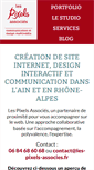 Mobile Screenshot of les-pixels-associes.fr